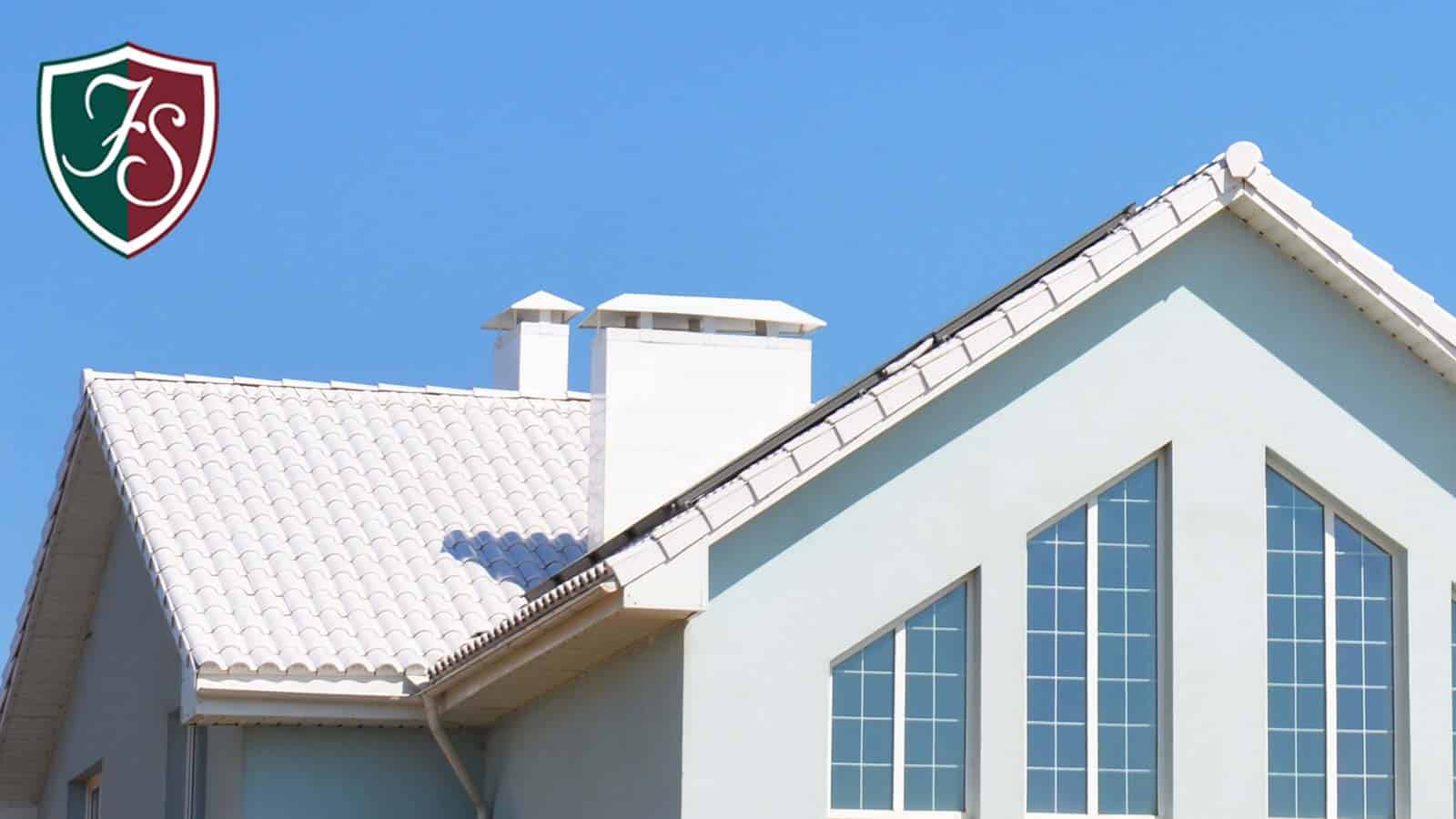 White tile roofing reflects heat, keeping your house cooler in the summer.