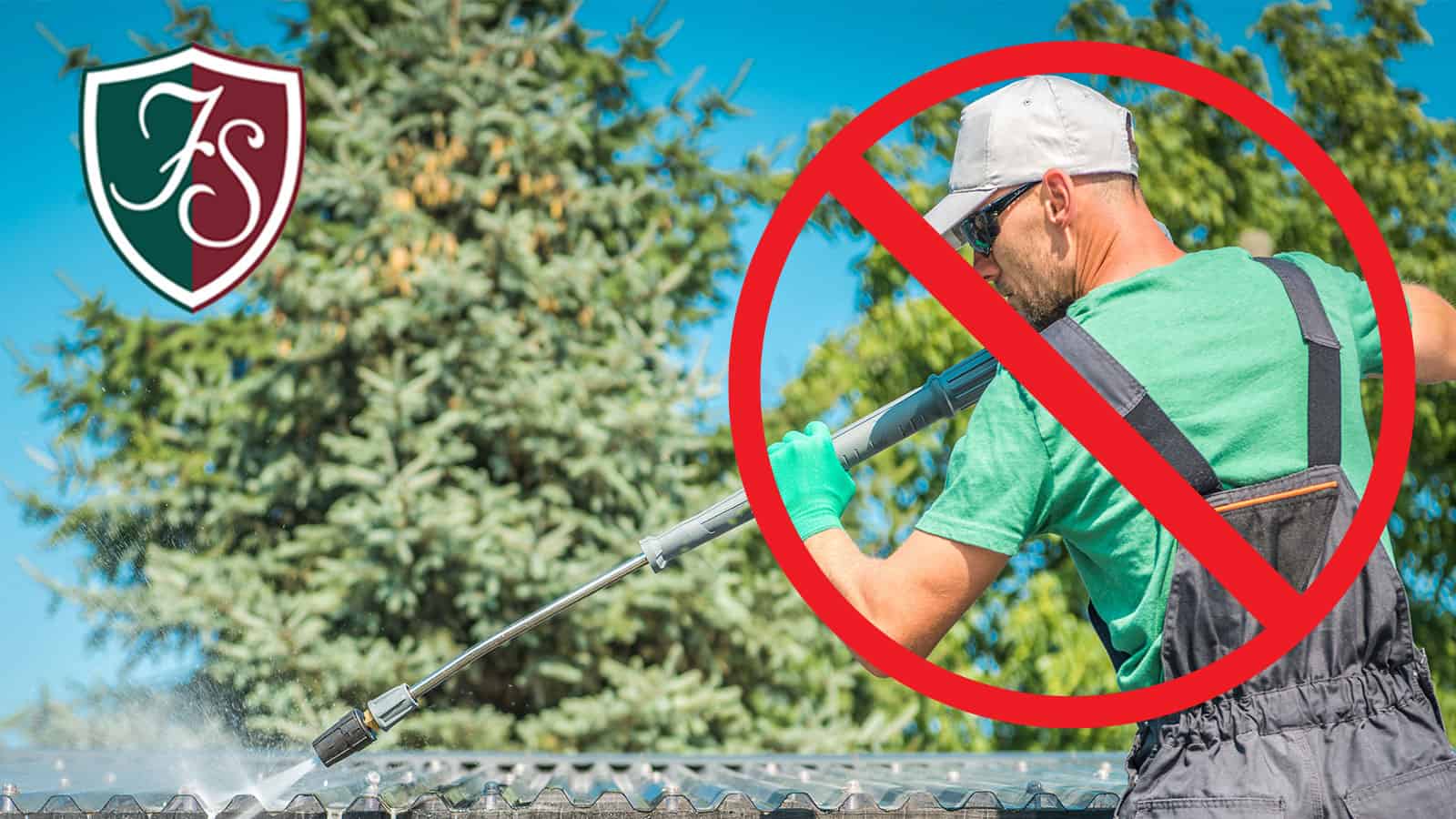 Don’t get out the power washer for your roof. Here are some tips for safe, effective roof cleaning.
